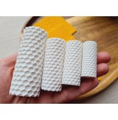 Hexagon pattern texture roller, style 7, for polymer clay, one clay roller or FULL set