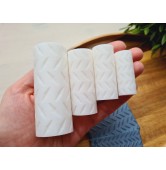 Checker plate pattern texture roller, style 8, for polymer clay, one clay roller or FULL set