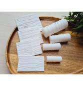 Bone pattern texture roller, style 9, for polymer clay, one clay roller or FULL set