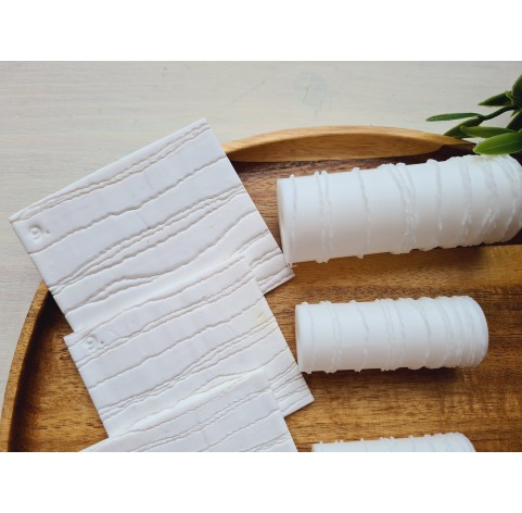 Bone pattern texture roller, style 9, for polymer clay, one clay roller or FULL set