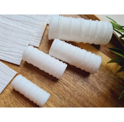 Bone pattern texture roller, style 9, for polymer clay, one clay roller or FULL set