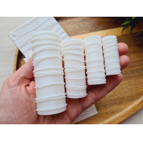 Bone pattern texture roller, style 9, for polymer clay, one clay roller or FULL set