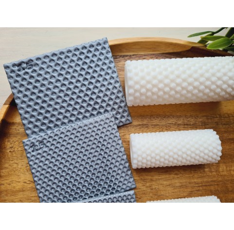 Perforated plate pattern texture roller, style 15, for polymer clay, one clay roller or FULL set