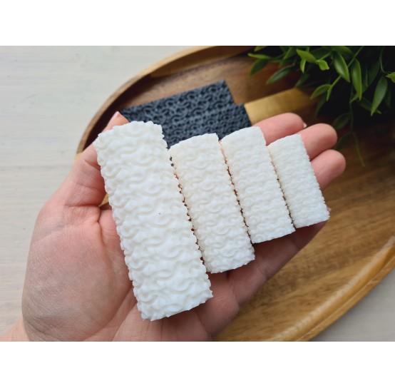 Chainmail pattern texture roller, style 19, for polymer clay, one clay roller or FULL set
