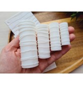 Bone pattern texture roller, style 9, for polymer clay, one clay roller or FULL set