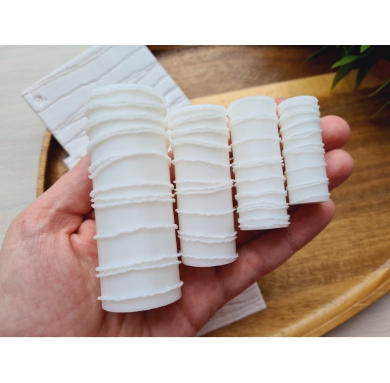 Bone pattern texture roller, style 9, for polymer clay, one clay roller or FULL set