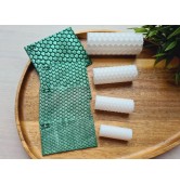 Small scale pattern texture roller, style 12, for polymer clay, one clay roller or FULL set
