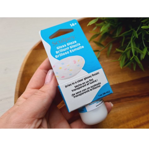 Sculpey finish varnish for plastic, gloss glaze, 30 ml