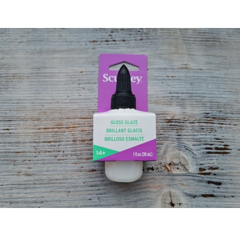 Sculpey finish varnish for plastic, gloss glaze, 30 ml