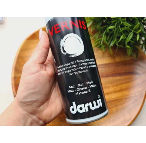 Darwi varnish spray, matt, 400 ml. BALTIC STATES ONLY