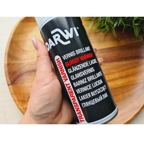 Darwi varnish spray, gloss, 400 ml. BALTIC STATES ONLY