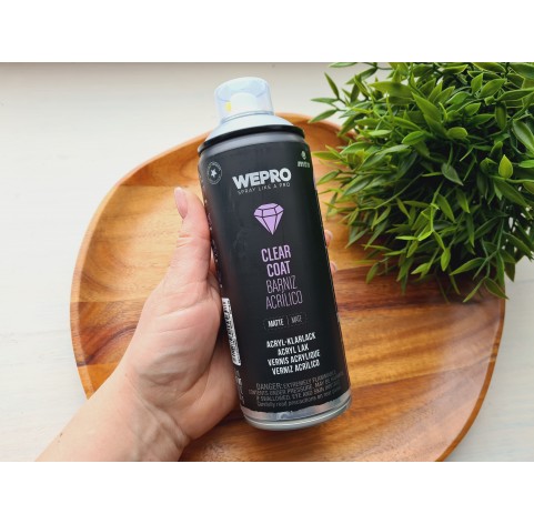 WEPRO Acrylic varnish spray, matte, 400 ml