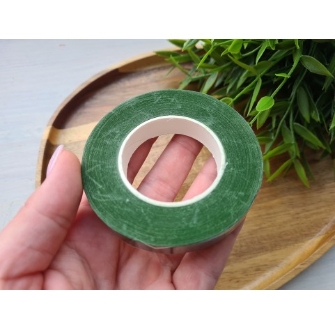 Floral tape, green, 13*27.4 mm