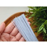 Floristic wire, white, size 18, 30 cm, 100 pcs.