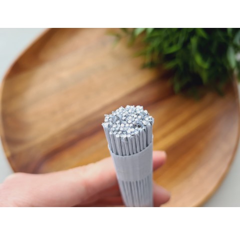 Floristic wire, white, size 18, 30 cm, 100 pcs.