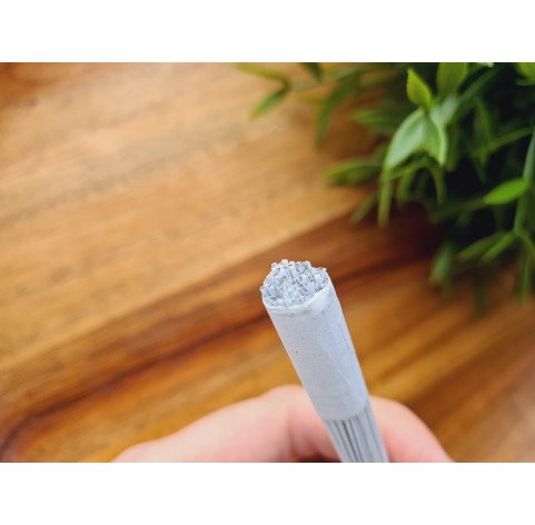 Floristic wire, white, size 22, 30 cm, 100 pcs.