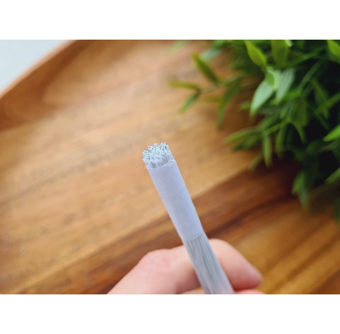 Floristic wire, white, size 30, 30 cm, 100 pcs.