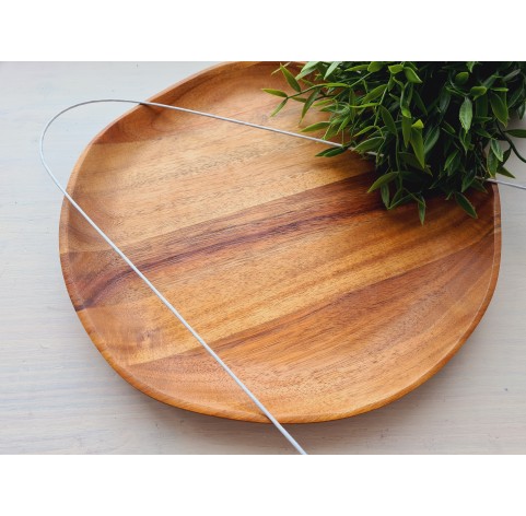 Floristic wire, white, size 16, 76 cm, 1 pcs.