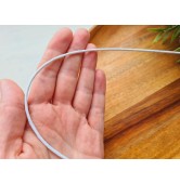 Floristic wire, white, size 16, 76 cm, 1 pcs.