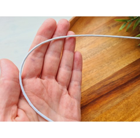Floristic wire, white, size 16, 76 cm, 1 pcs.