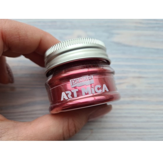 PENTART Art Mica mineral powder, Super red, 9g