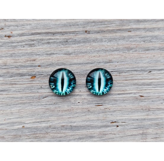 Glass eyes Blue 13, ~ Ø 1 cm
