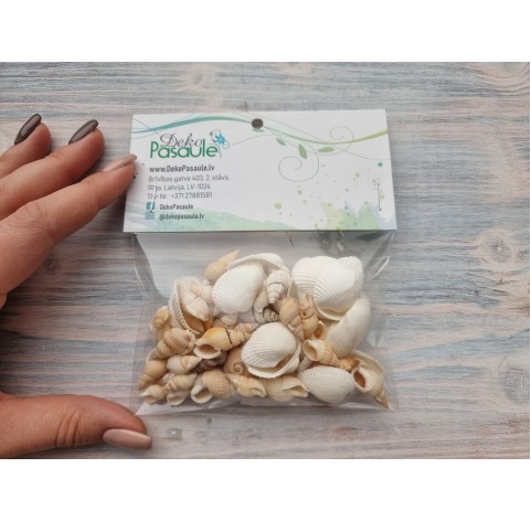 Sea shells mixed, 25 + 25 g