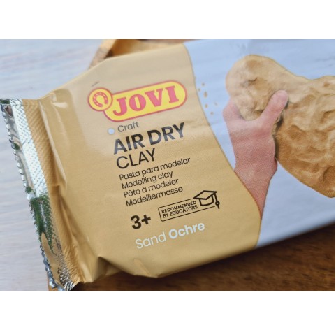 Jovi Air dry, ochre, modelling clay, 250g (8.82oz)