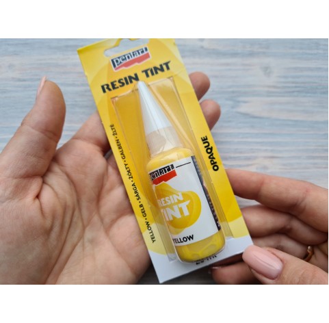 PENTART resin tint, Yellow, 20 ml, No. 40060