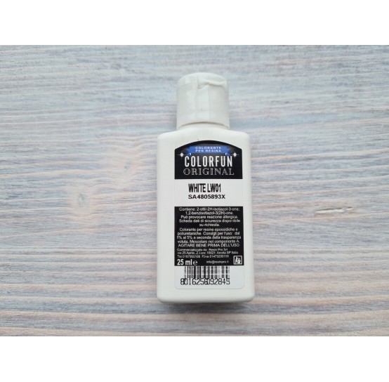 Dye for epoxy resins Colorfun Original, white, 25 ml