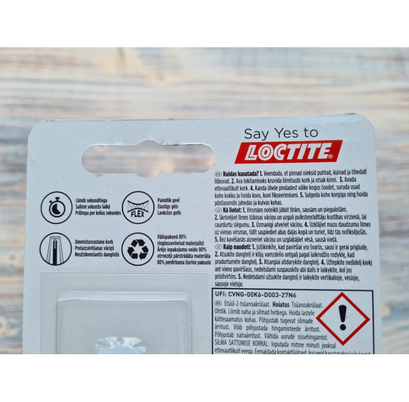 Loctite super glue, Super bond power gel, 4 g