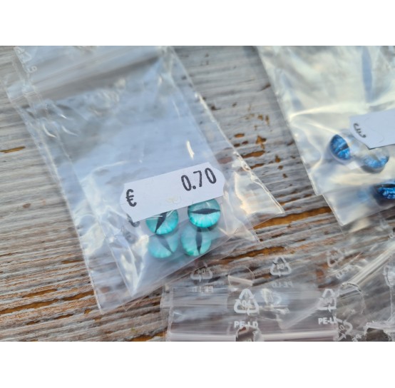 Glass eyes, Random choice Style 3, ~ Ø 0,8 cm