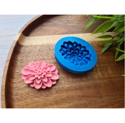 Silicone mold, Flower, style 3, ~ 3.1*4.2 cm, H:1.3 cm
