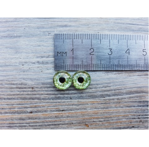 Glass eyes Green 2, ~ Ø 1 cm