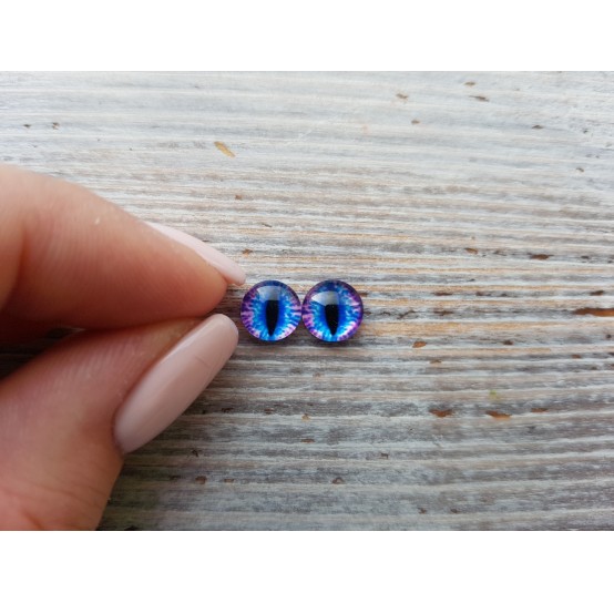Glass eyes Blue 2, ~ Ø 0.8 cm