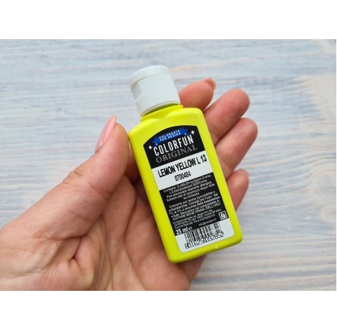 Dye for epoxy resins Colorfun Original, lemon yellow, 25 ml