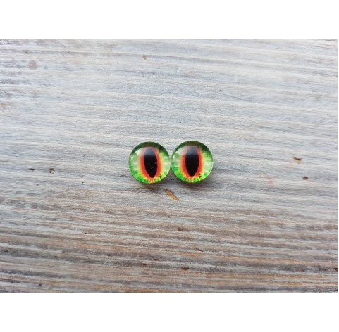 Glass eyes Green 1, ~ Ø 0.8 cm