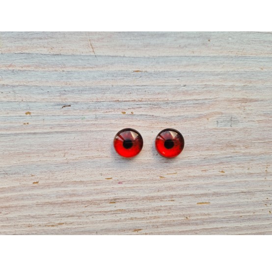 Glass eyes Red 2, ~ Ø 1 cm