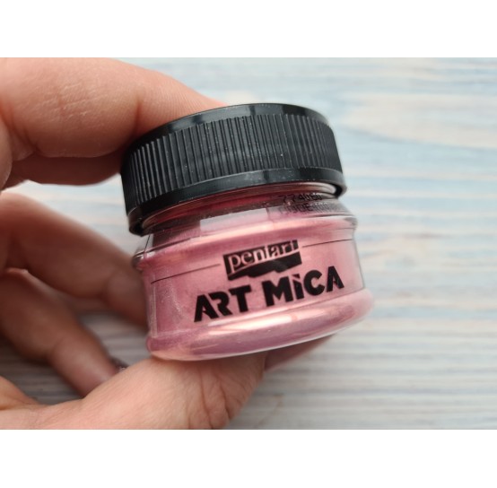 PENTART Art Mica mineral powder, Rose, 9g