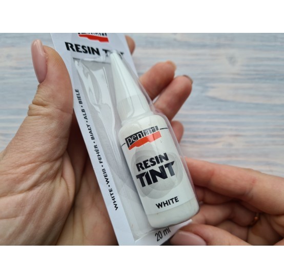 PENTART resin tint, White, 20 ml, No. 40059