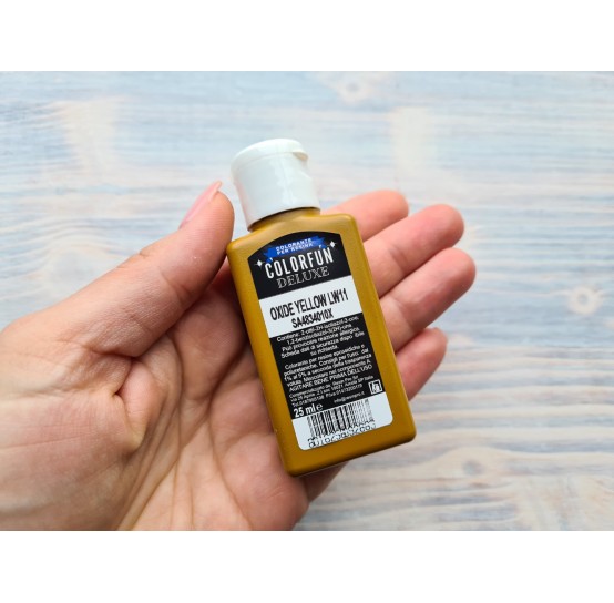 Dye for epoxy resins Colorfun Deluxe, oxide yellow, 25ml
