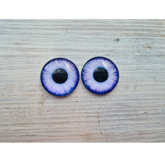 Glass eyes Violet 1, ~2,5 cm