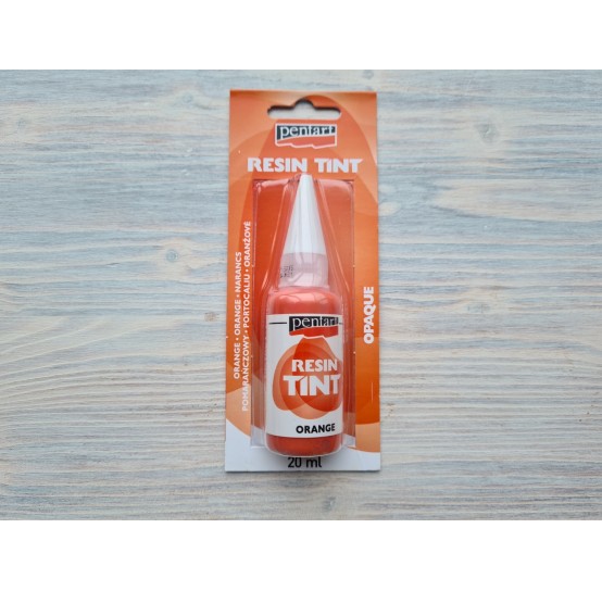 PENTART resin tint, Orange, 20 ml, No. 40061
