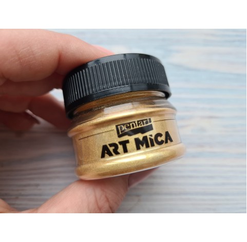PENTART Art Mica mineral powder, Sparkling gold, 9g