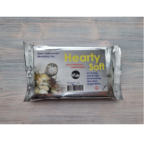 Padico modeling clay Hearty Soft, white, 100 g