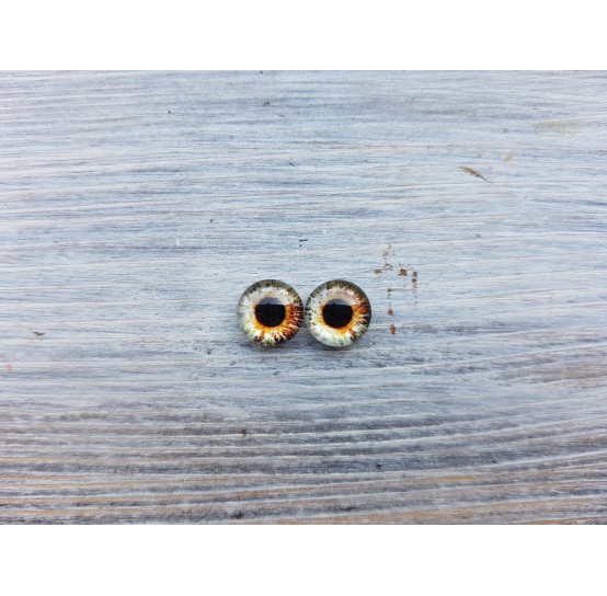 Glass eyes Brown 2, ~ Ø 1 cm