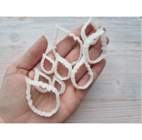 "Raspberry leaf", set of 9 cutters, one clay cutter or FULL set