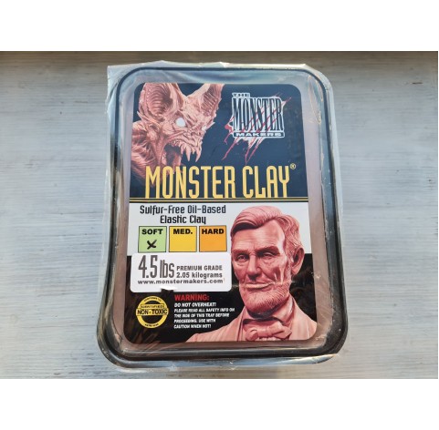 Monster Clay polymer clay, brown, soft, 2.05 kg