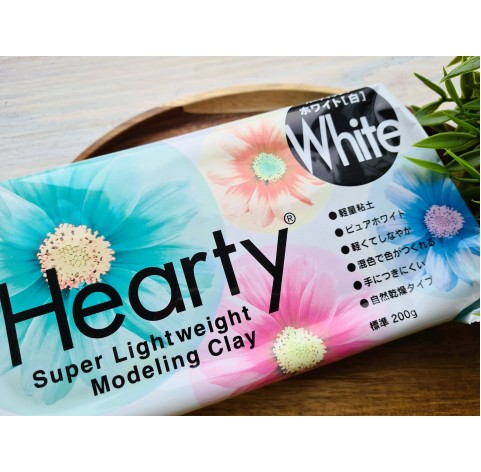 Padico Hearty, white, super lightweight modeling clay, 200 g