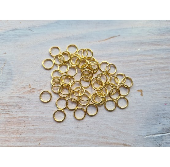 Rings, gold, ~ 50 pcs., 5 mm